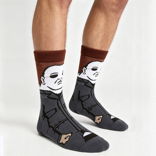 Michael Myers Cartoon Anime Socks