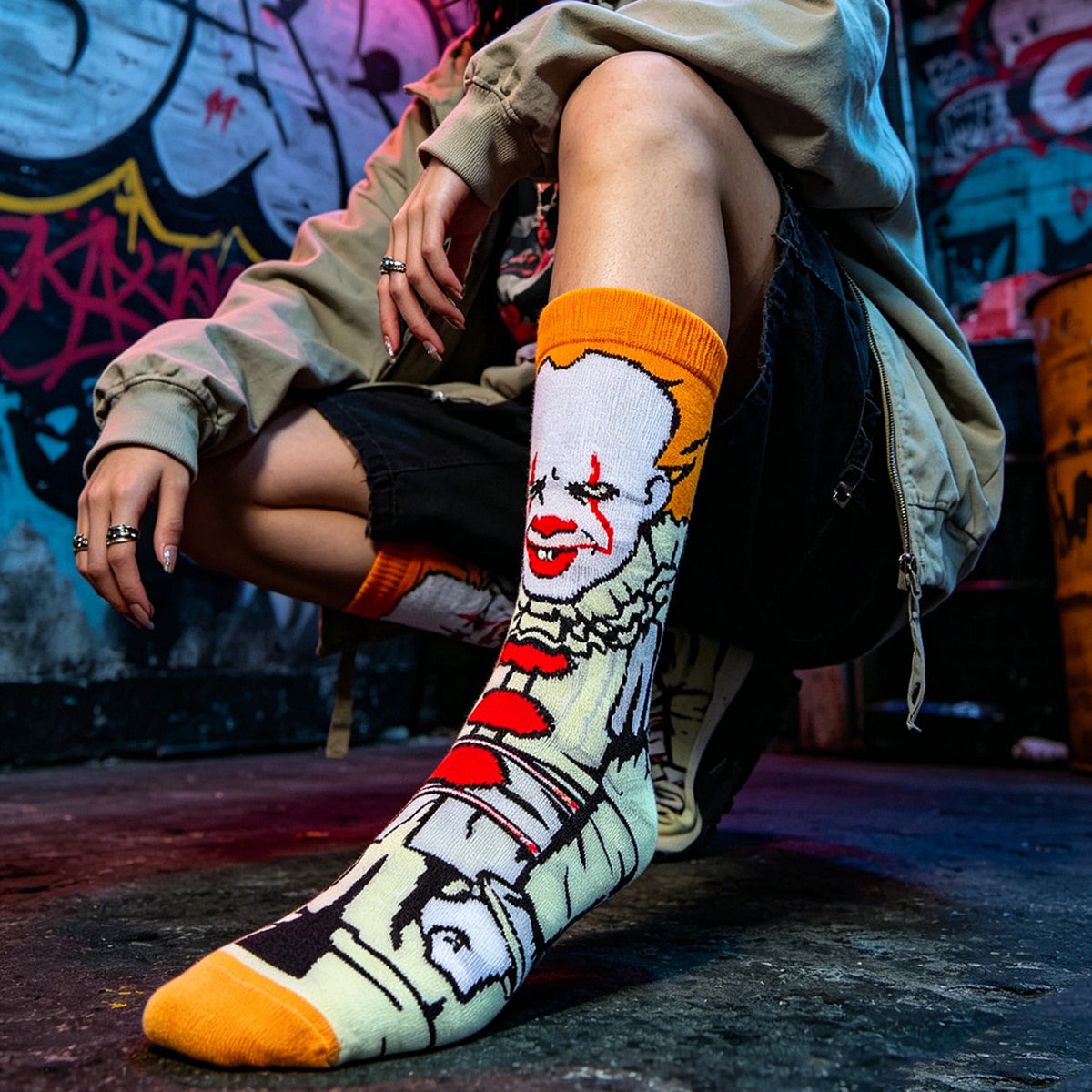 Chaussettes anime dessin animé Pennywise