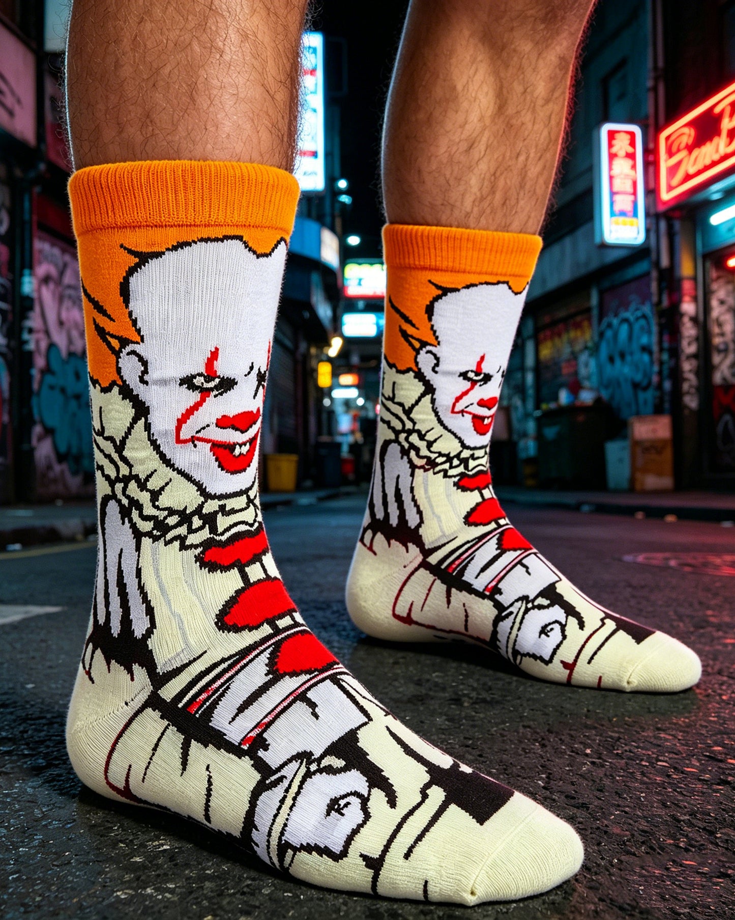 Freddy Cartoon Anime Socks