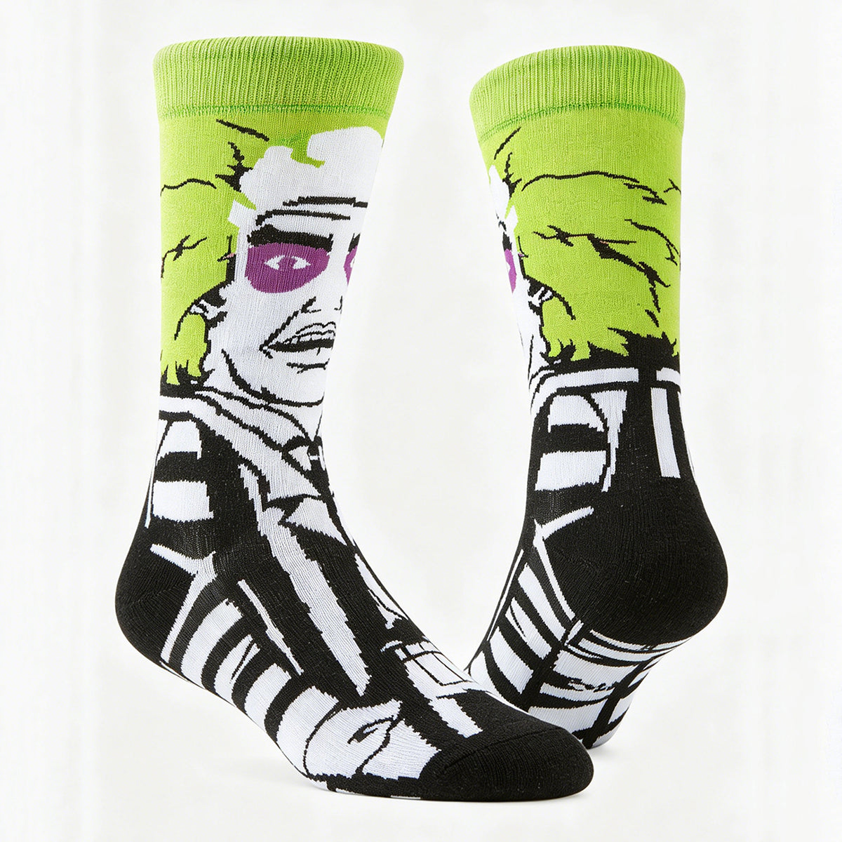 Beetlejuice Cartoon Anime Socks