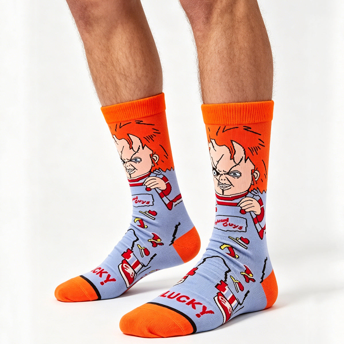 Chucky Cartoon Anime Socks