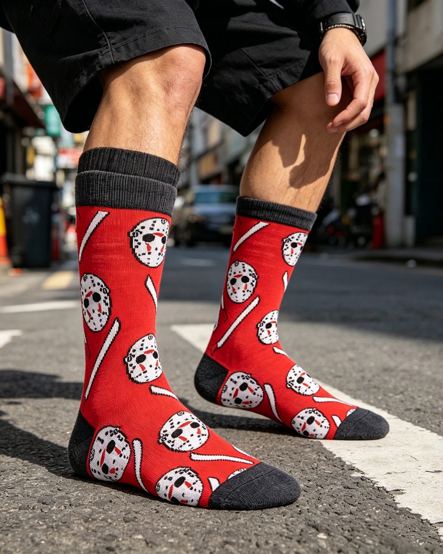 Freddy Cartoon Anime Socks