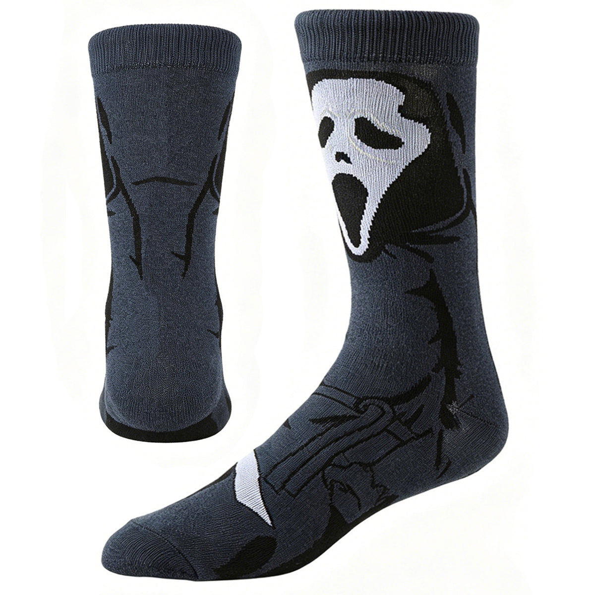 Ghost Face Cartoon Anime Socks