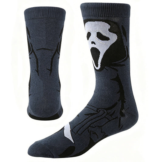 Ghost Face Cartoon Anime Socks
