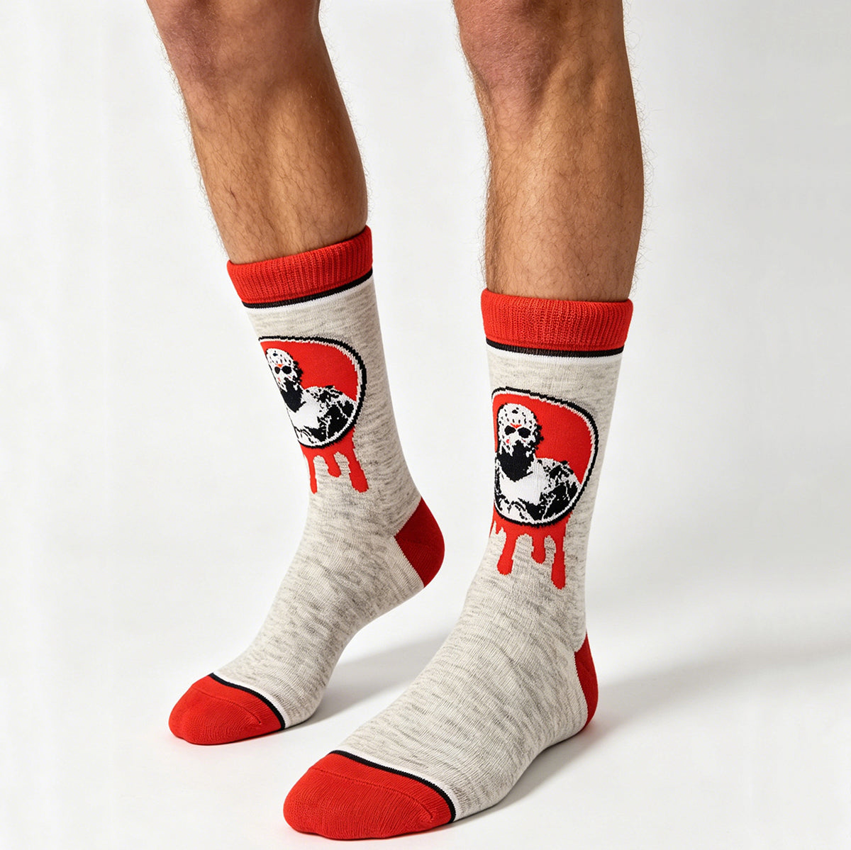 Friday 13 Jason Cartoon Anime Socks