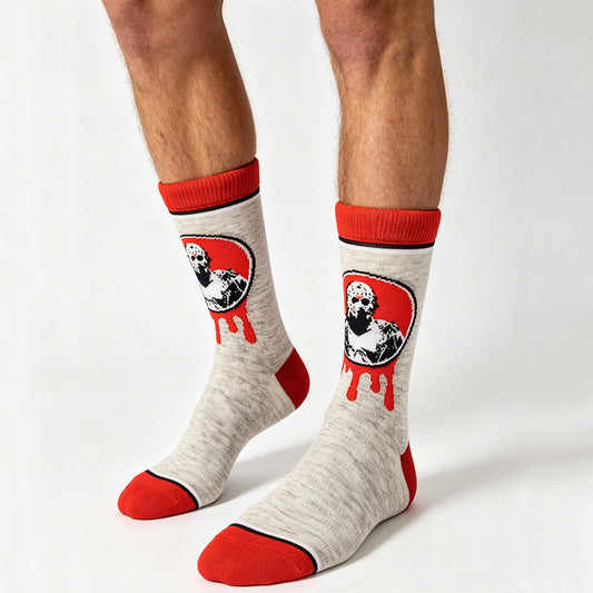 Friday 13 Jason Cartoon Anime Socks