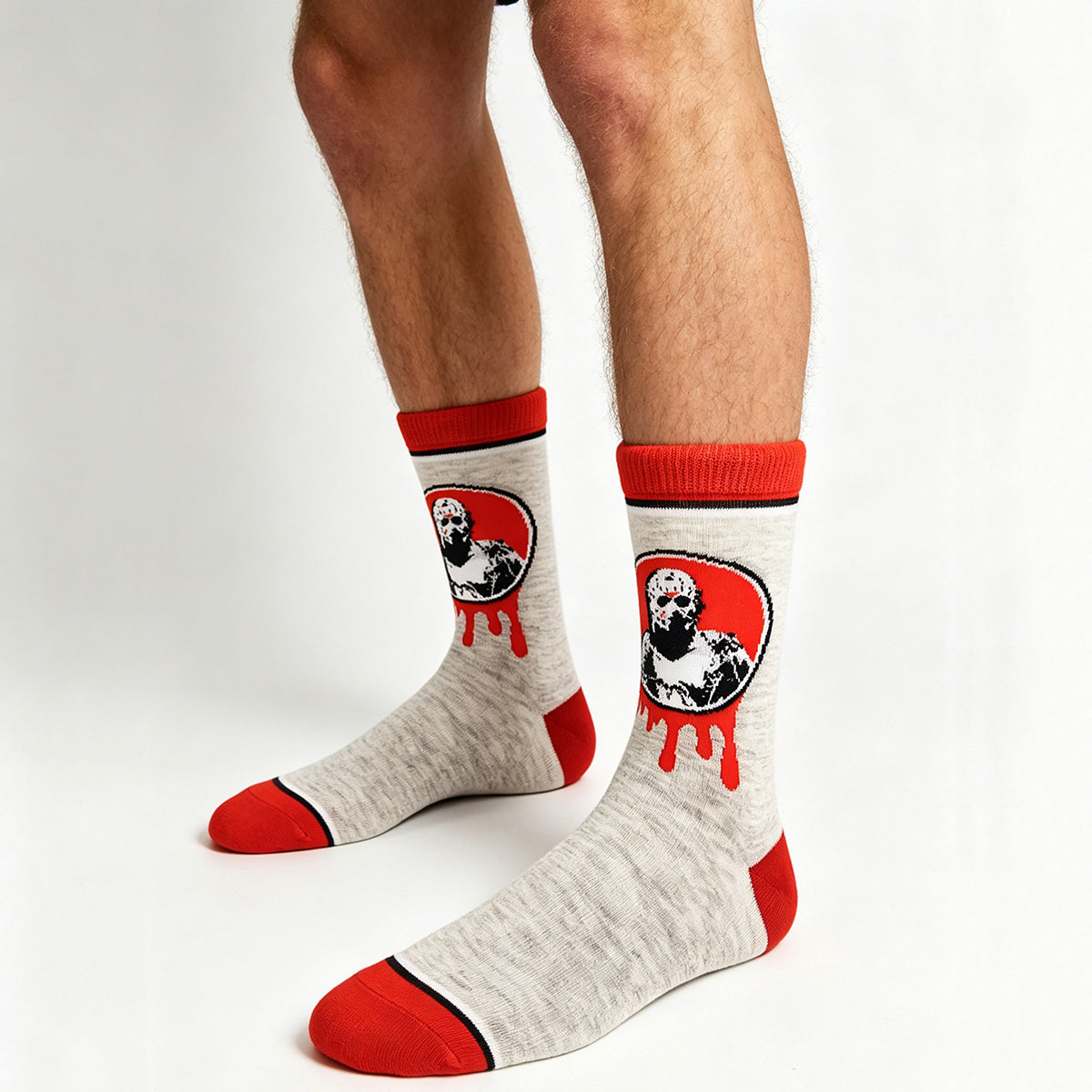 Friday 13 Jason Cartoon Anime Socks