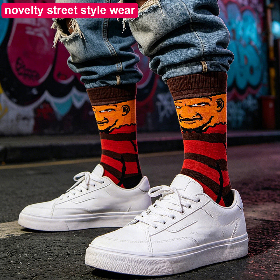$49.9 FREE Shipping | 10Pairs Horror Socks | $4.99/Pair | Chucky Jason Freddy Joker