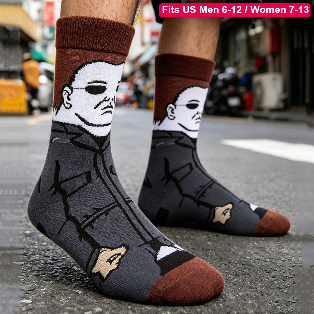 $49.9 FREE Shipping | 10Pairs Horror Socks | $4.99/Pair | Chucky Jason Freddy Joker